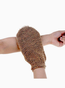 Peeling Handschuh für den Körper / aus natürlichen Fasern / Fördert Durchblutung