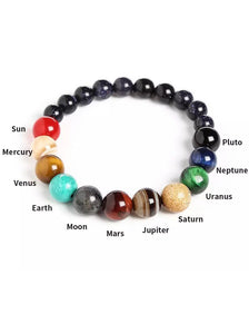Bracelet en pierre "planètes"