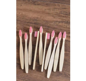 Zahnbürsten aus Bambus in diversen Farben